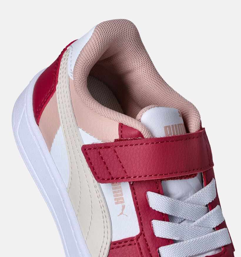 Puma Caven 2.0 block AC Baskets en Rouge pour filles (350385) - pour semelles orthopédiques