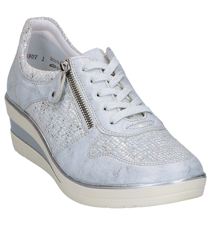 Remonte Baskets casual en Bleu foncé en daim (266872)
