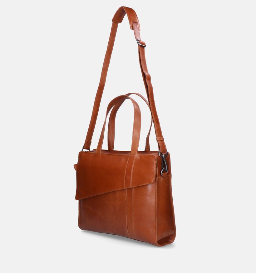 Label M Sac d'ordinateur portable en Cognac pour femmes, hommes (349936)