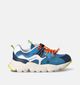 Naturino x Flower Mountain Yamano 3 Blauwe Veterschoenen voor jongens (357532) - geschikt voor steunzolen
