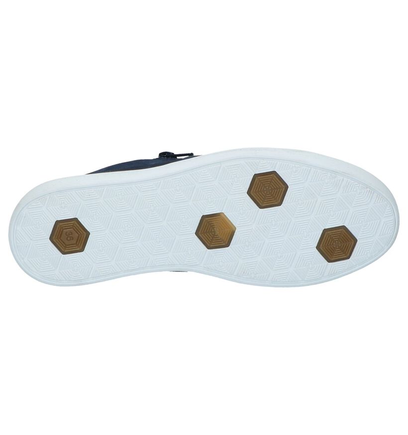 Blauwe Schoenen met Rits & Veters Bullboxer, , pdp