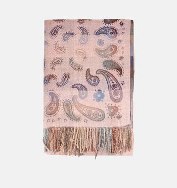 Via Limone Sjaals Blauw/Roze