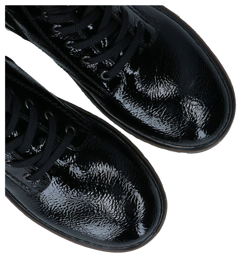 Rieker Zwarte Bottines in lakleer (283993)