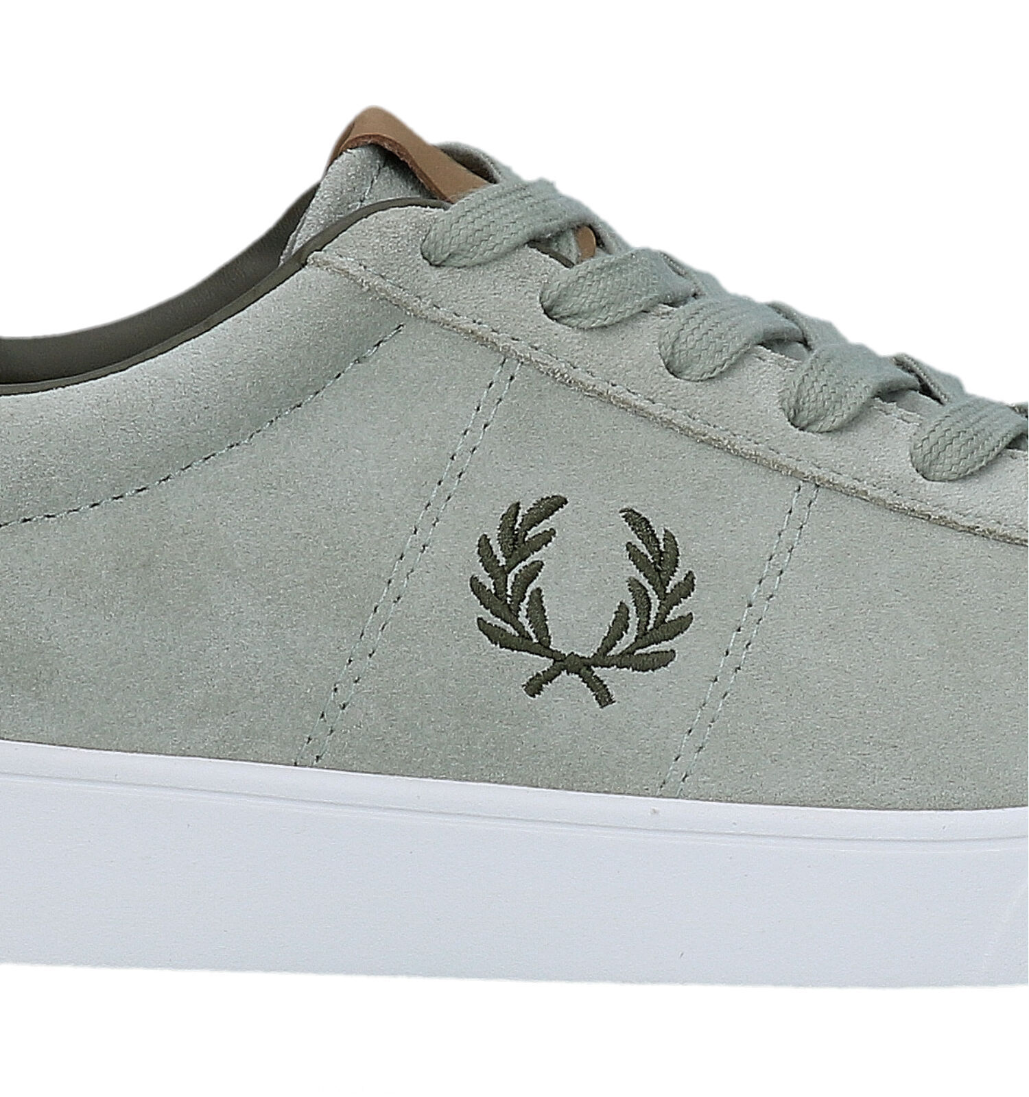 Fred Perry Spencer Groene Veterschoenen Heren Lage schoenen