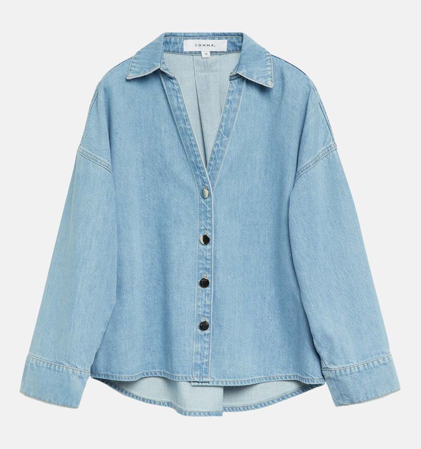 comma Blauw Hemd voor dames (373274)