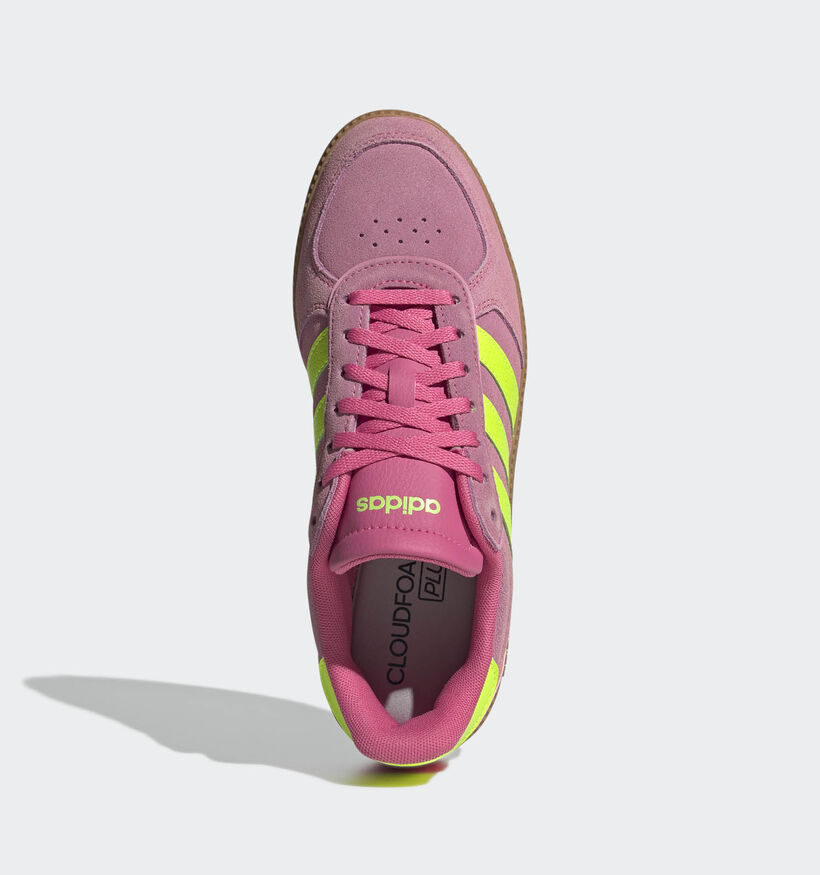 adidas Breaknet Sleek Baskets en Rose pour femmes (350142)