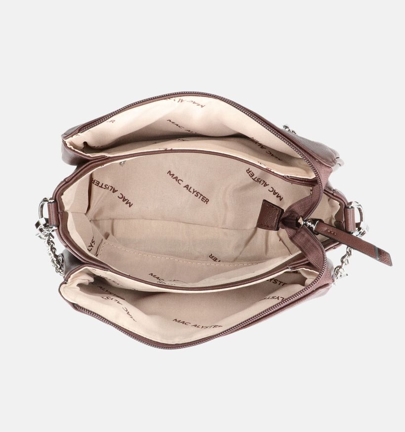 Mac Alyster Donkerbruine Crossbodytas voor dames (381244)