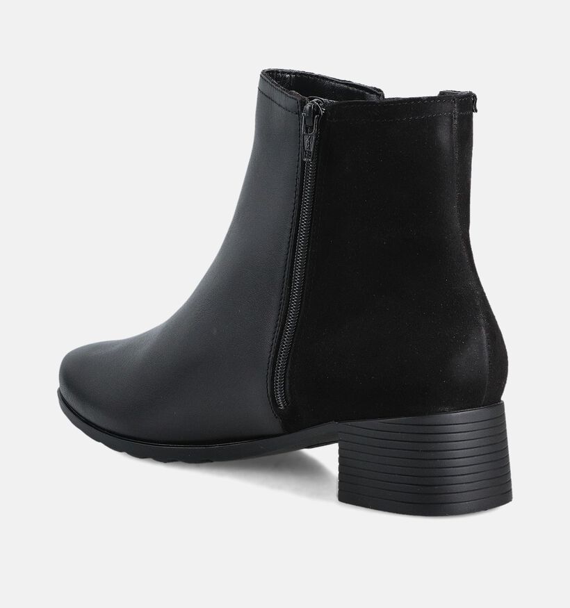 Mephisto Gennifer Zwarte Enkellaarzen voor dames (362821) - geschikt voor steunzolen