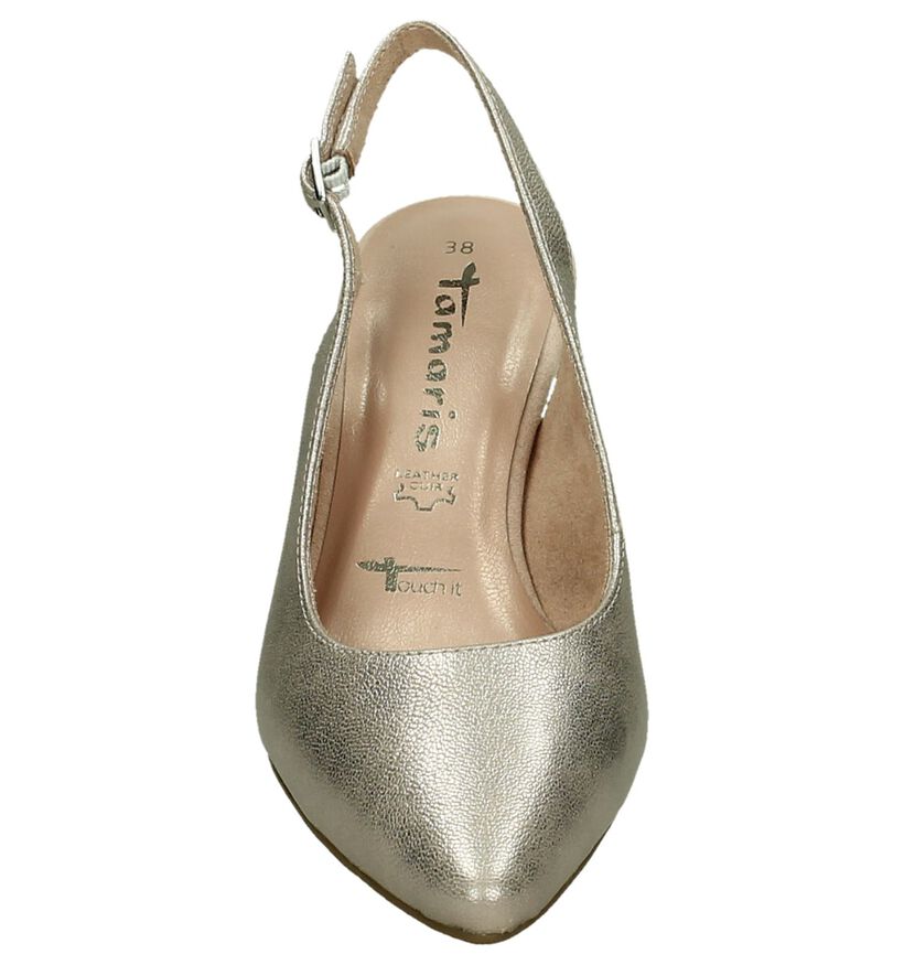 Roze Tamaris Pumps Metallic, , pdp