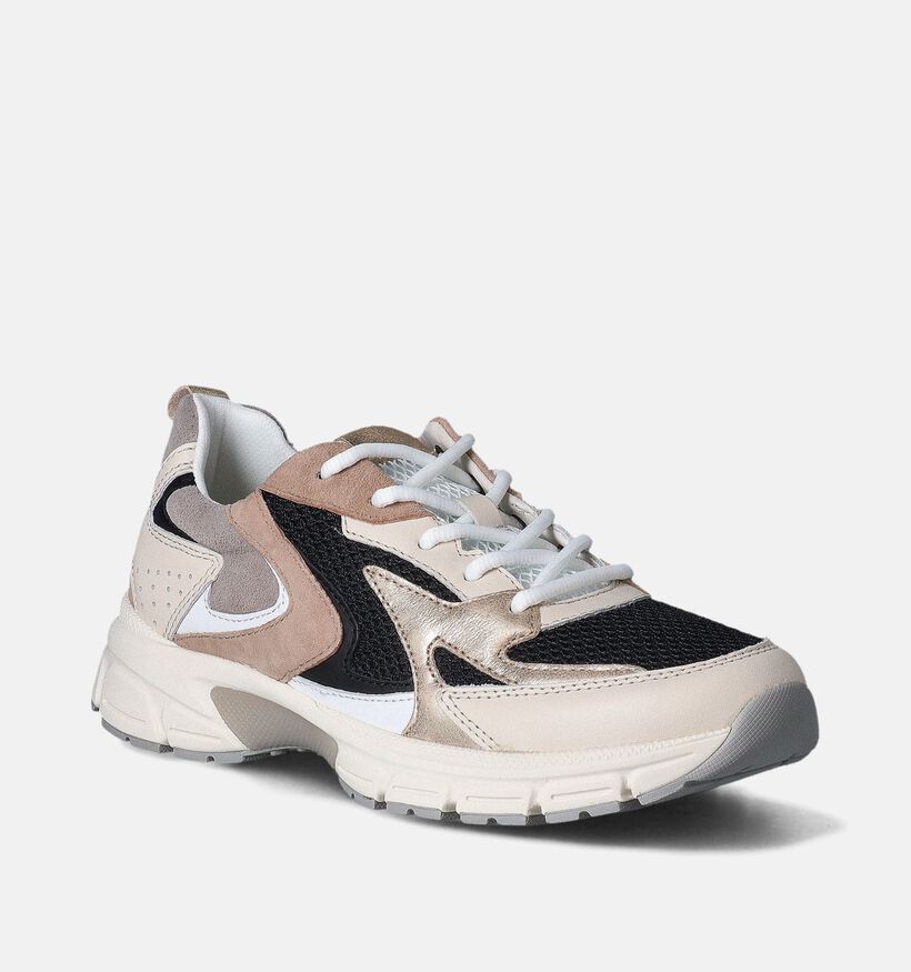 Gabor Zwarte Chunky Sneakers voor dames (355040) - geschikt voor steunzolen