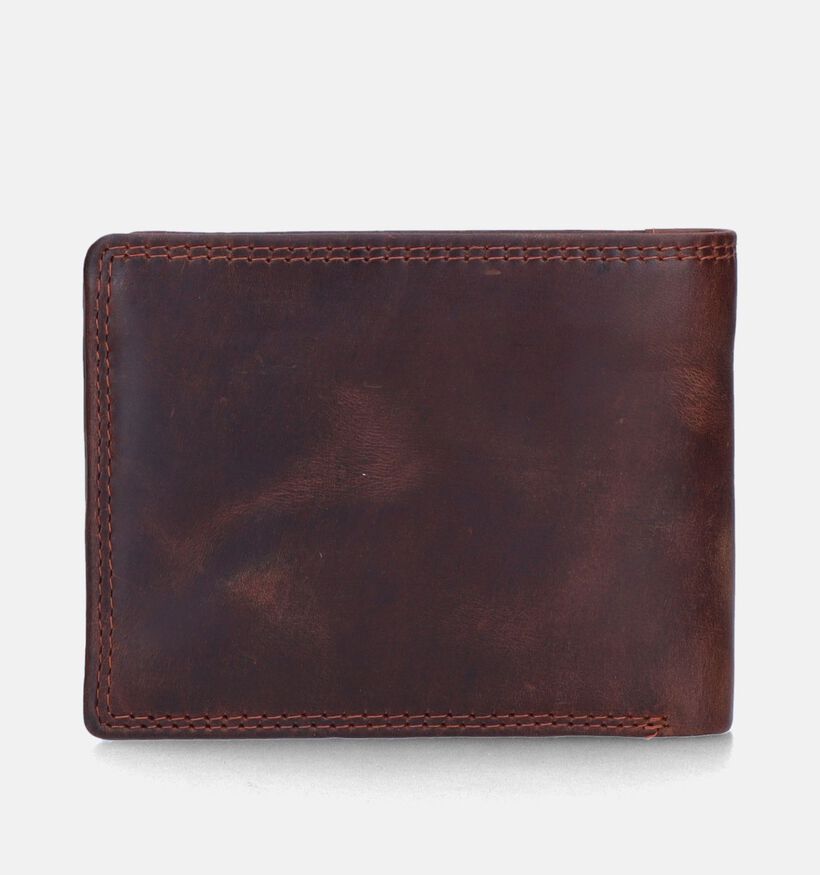 Maverick Bruine Portefeuille voor heren, dames (358811)