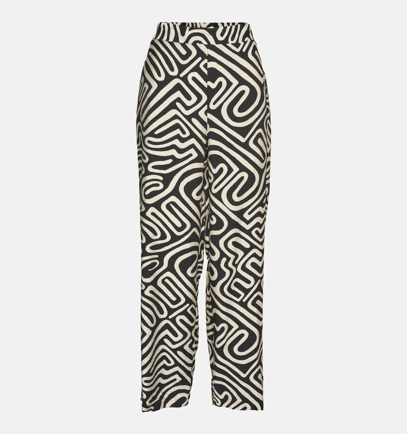 Vero Moda Vigdis Pantalon Large en Noir pour femmes (352138)