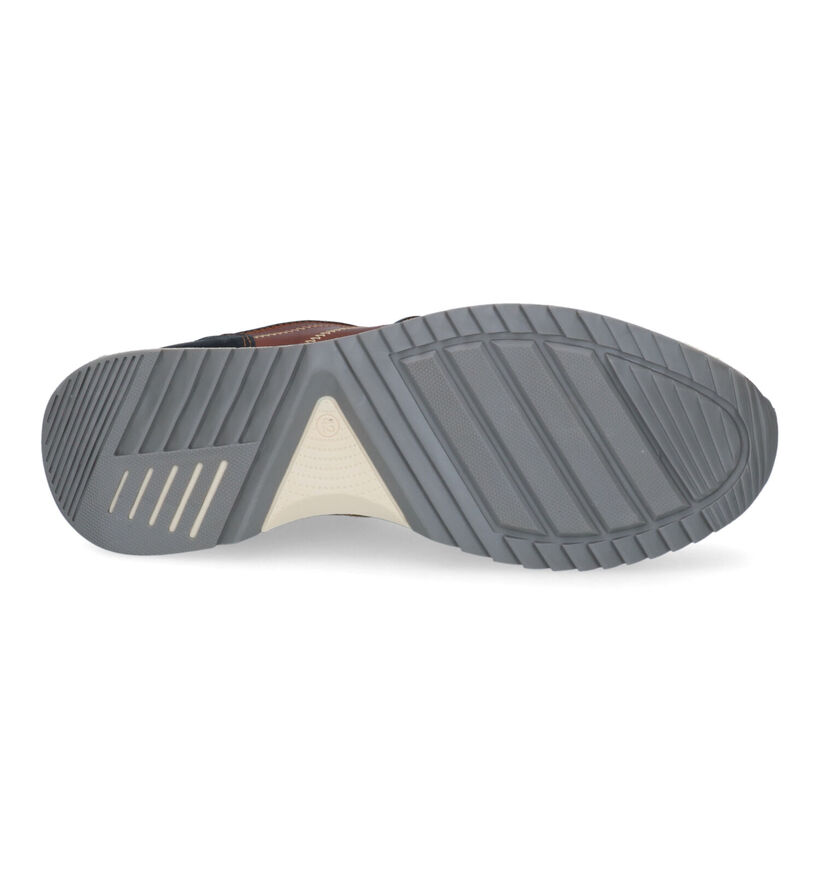Bullboxer Cognac Veterschoenen voor heren (324232) - geschikt voor steunzolen