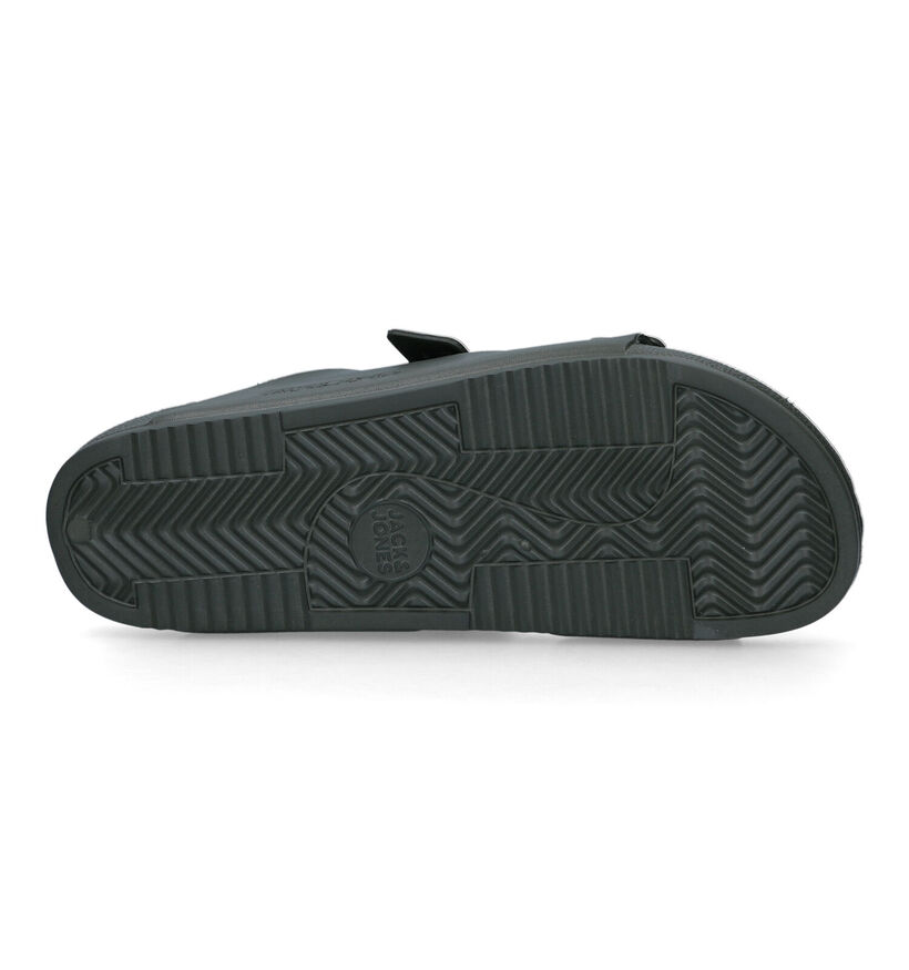 Jack & Jones Croxton Moulded Kaki Badslippers in kunststof (321030)