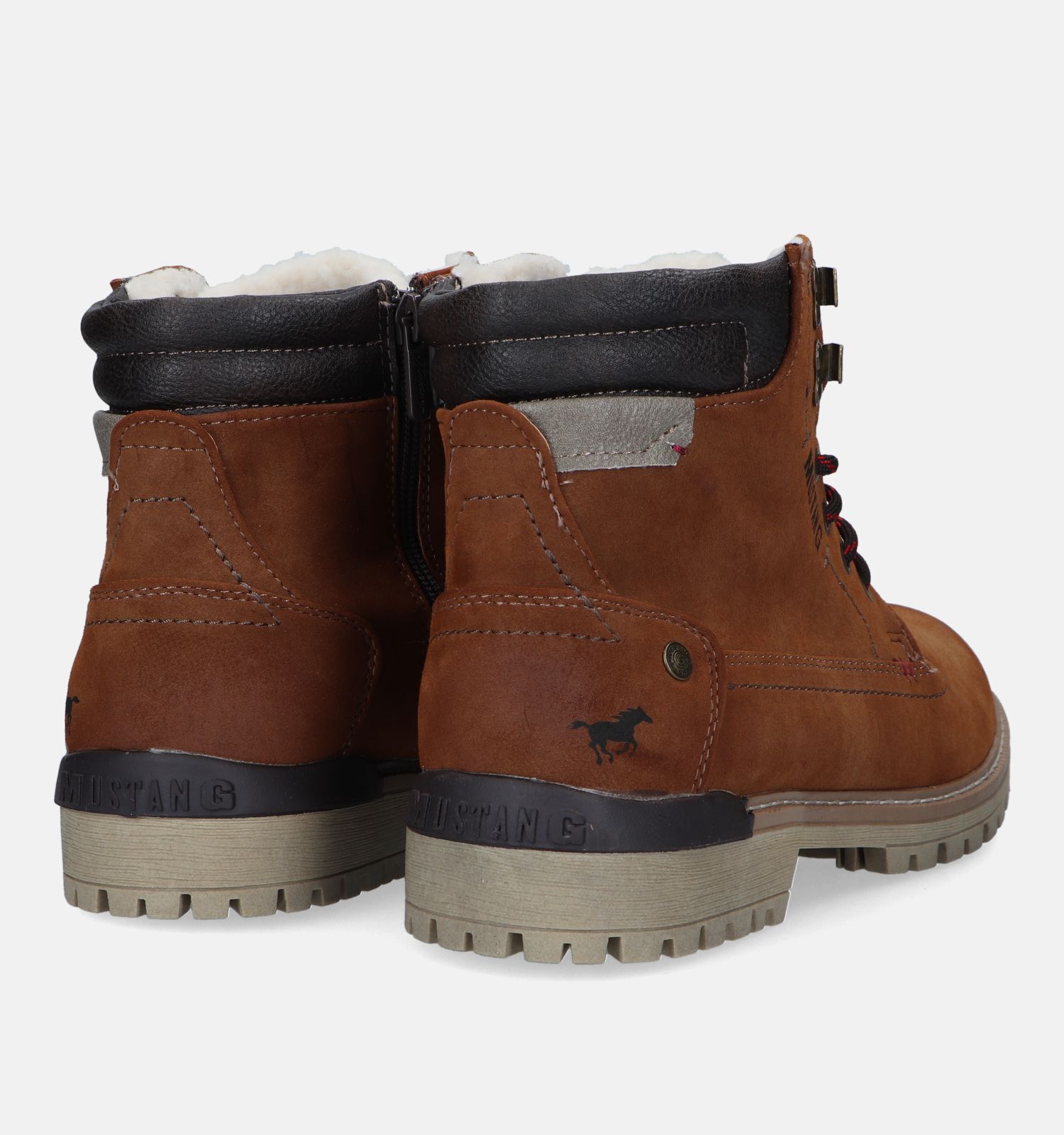 Mustang Bruine Veterboots Heren Boots Online op TORFS.BE