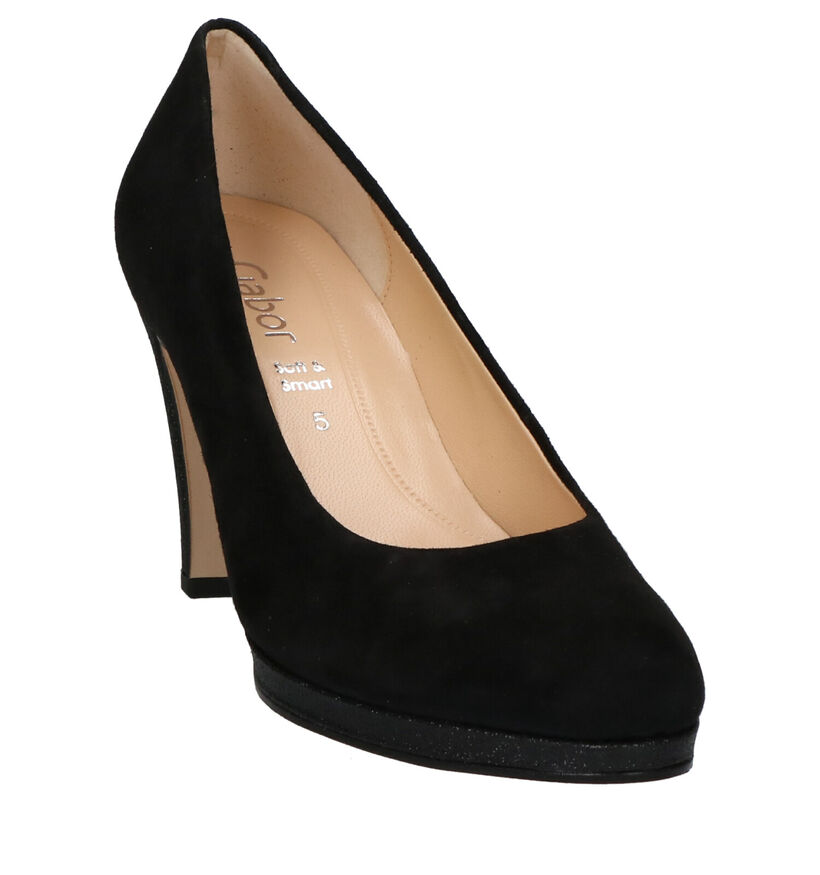 Gabor Soft & Smart Escarpins en Noir en textile (260203)