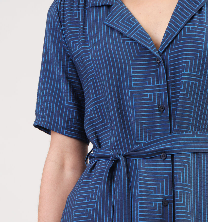 JDY Barbara Robe chemise en Bleu pour femmes (356630)