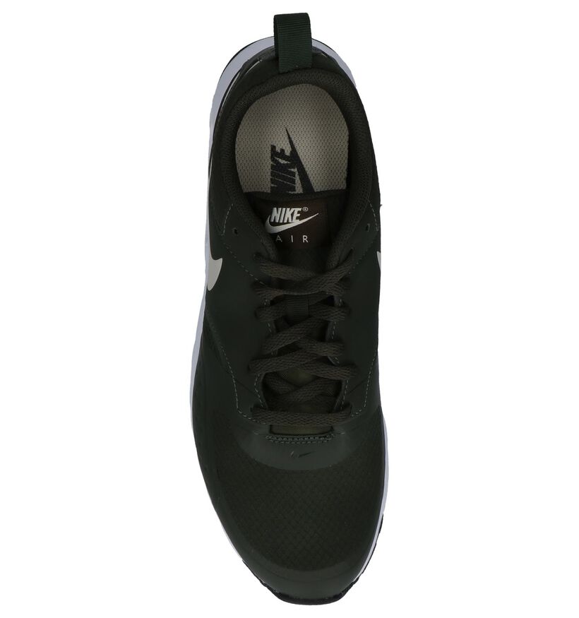 Nike Air Max Baskets basses en Vert kaki en simili cuir (209826)