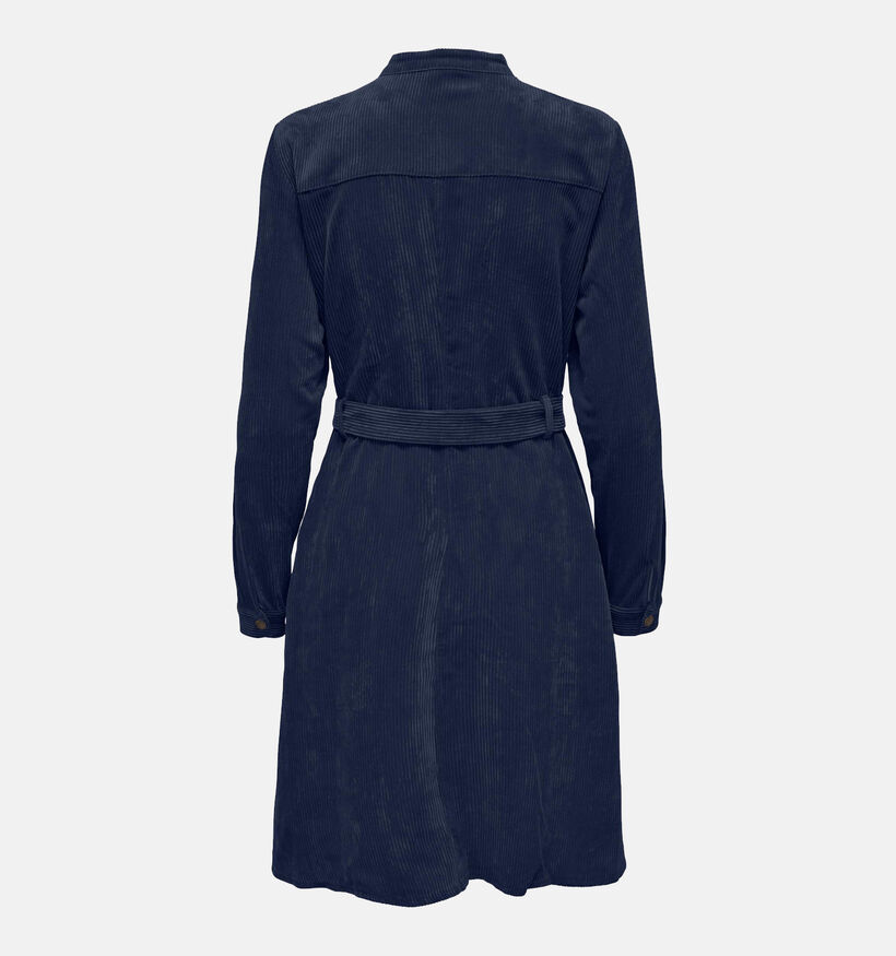 JDY Ullu Blauwe Hemdjurk in ribfluweel voor dames (330956)