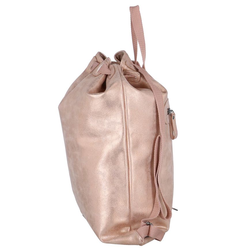 Tamaris Nico Sac à dos en Rose en simili cuir (250827)