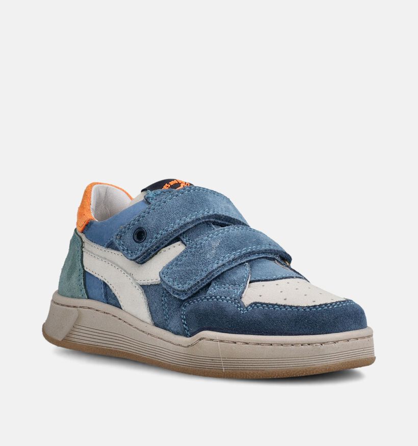 STONES and BONES Baskets basses en Bleu pour gar&ccedil;ons (373745) - pour semelles orthop&eacute;diques