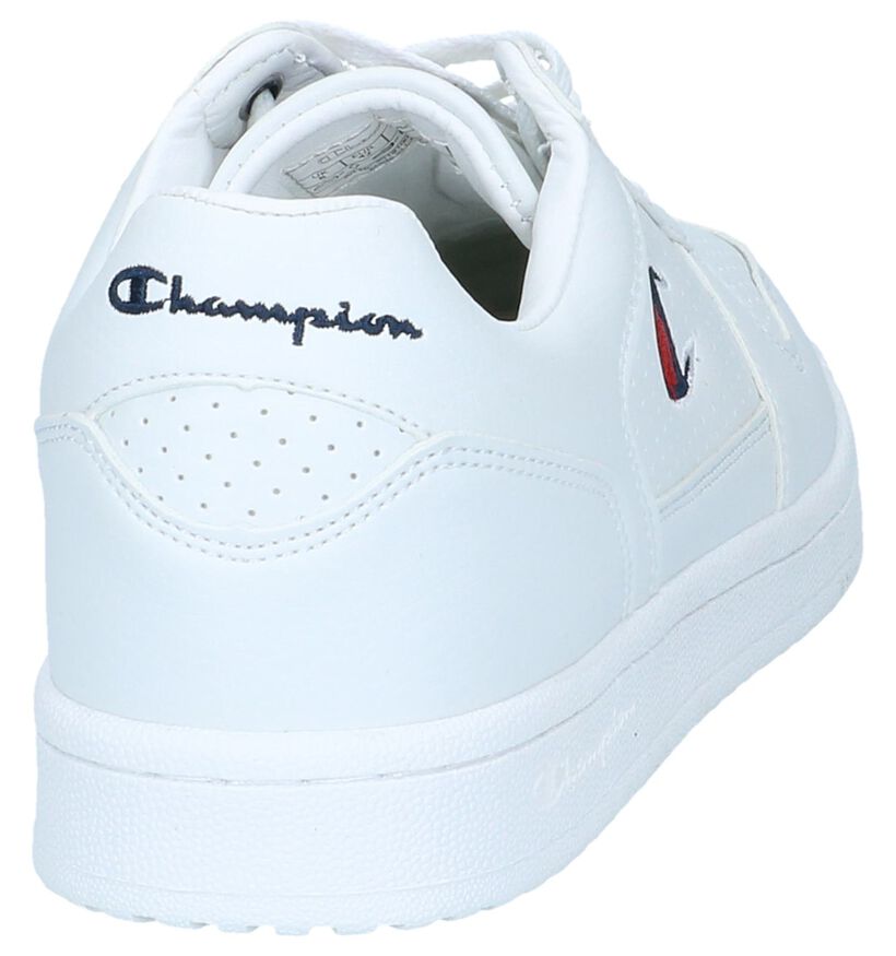 Champion Chicago Witte Sneakers in kunstleer (267036)