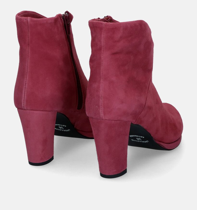 Signatur Bottines à talons en Rose foncé pour femmes (317515)