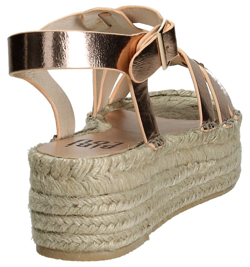 Rose Gold Sandalen Bibi Lou met Dikke Zool, , pdp