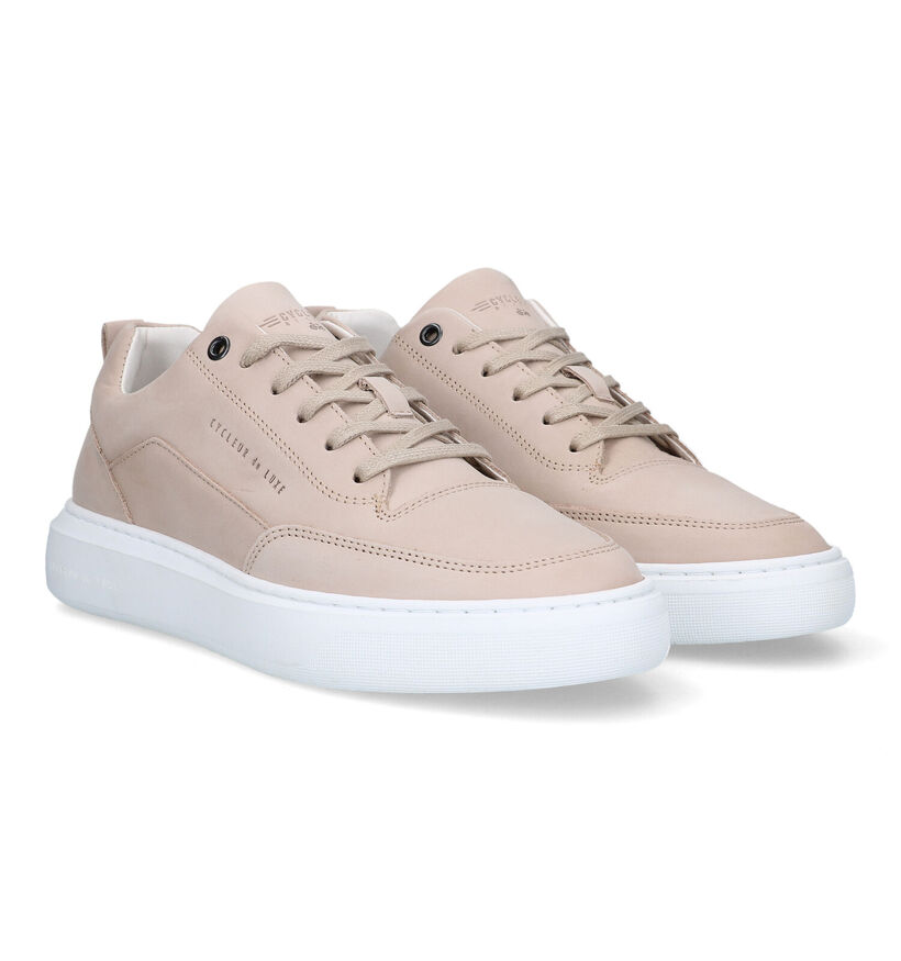 Cycleur de Luxe Roubaix Chaussures à lacets en Beige pour hommes (329147) - pour semelles orthopédiques