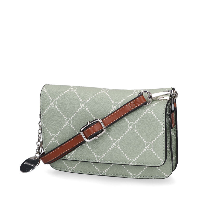 Tamaris Anastasia Taupe Crossbody Tas in kunstleer (313005)