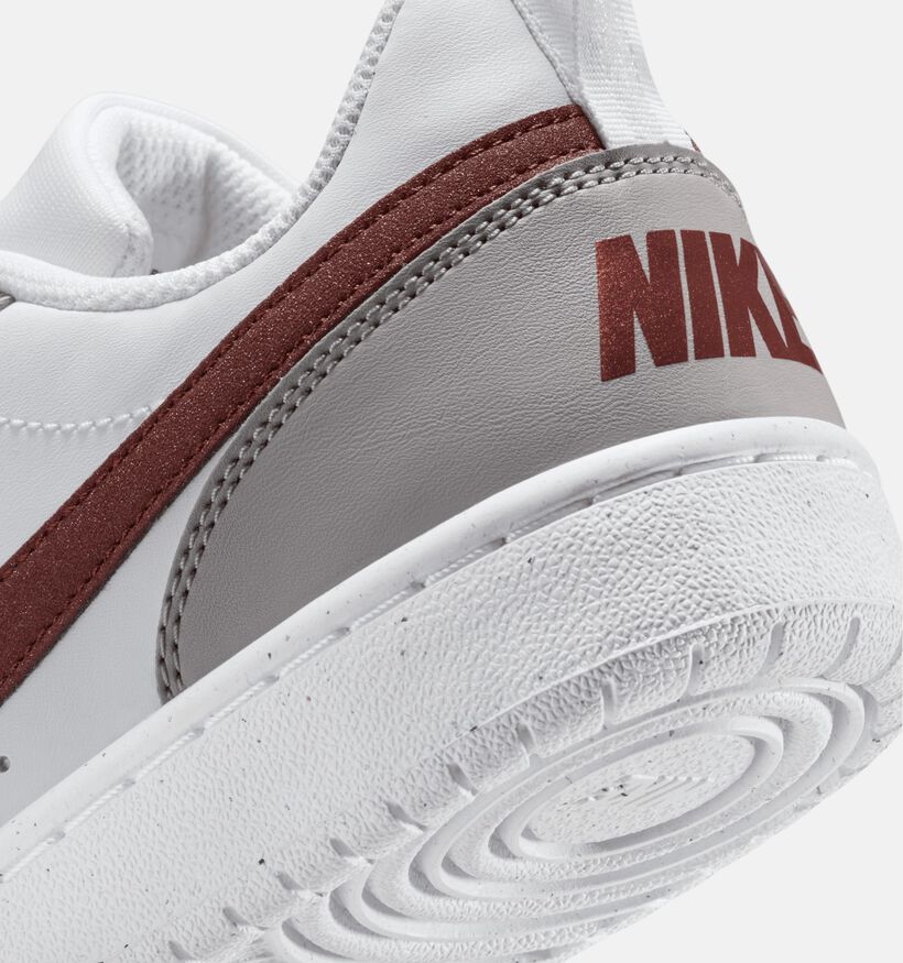 Nike Court Borough Recraft HF Witte Sneakers voor meisjes, jongens (347986)