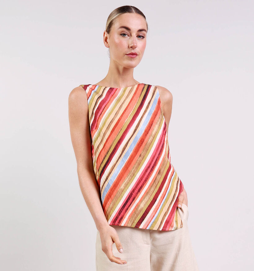 Vero Moda Vita Ellie D&eacute;bardeur en Orange pour femmes (374956)