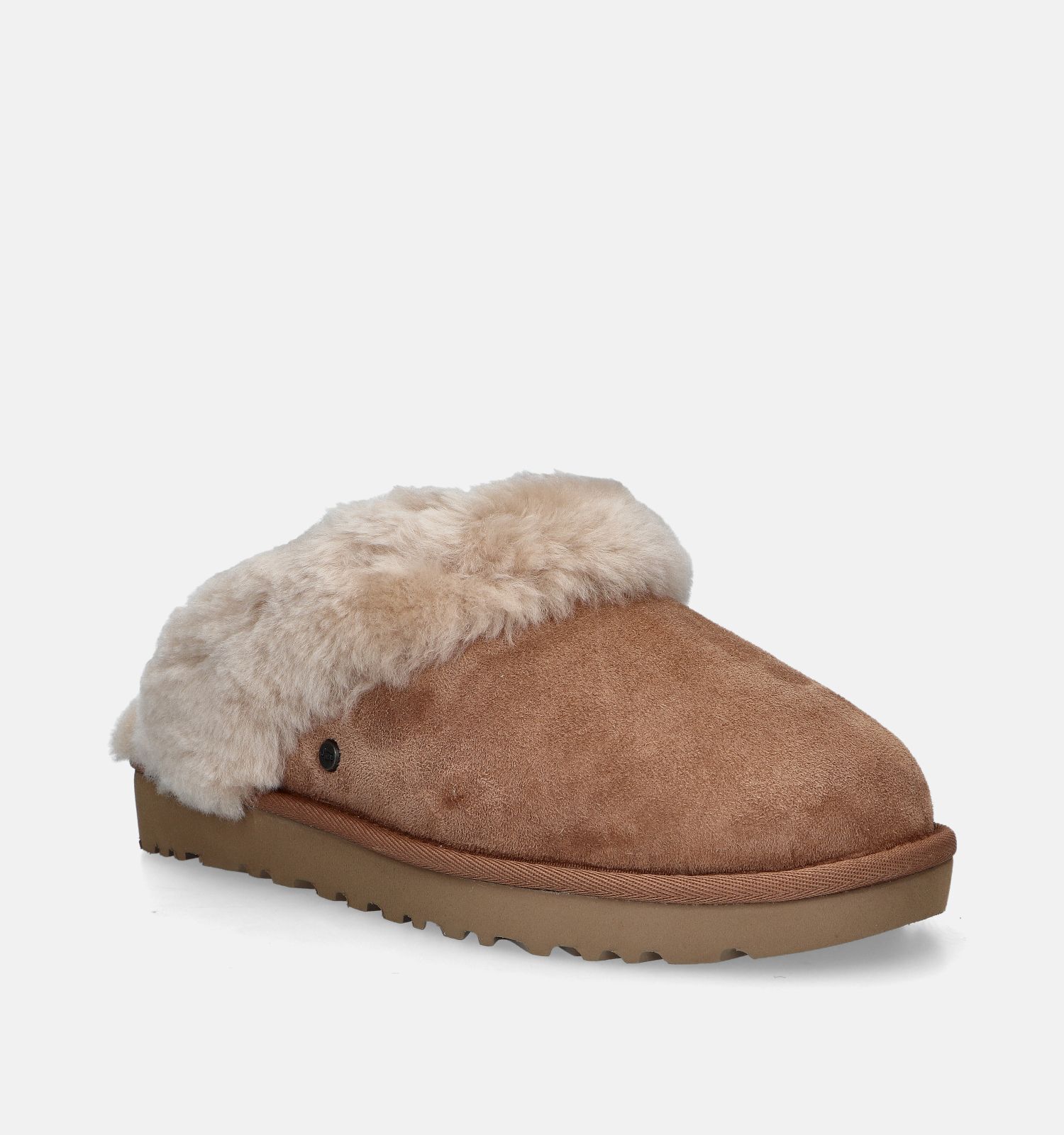 UGG Classic Cognac Wollen Pantoffels Dames Pantoffels Online op TORFS.BE