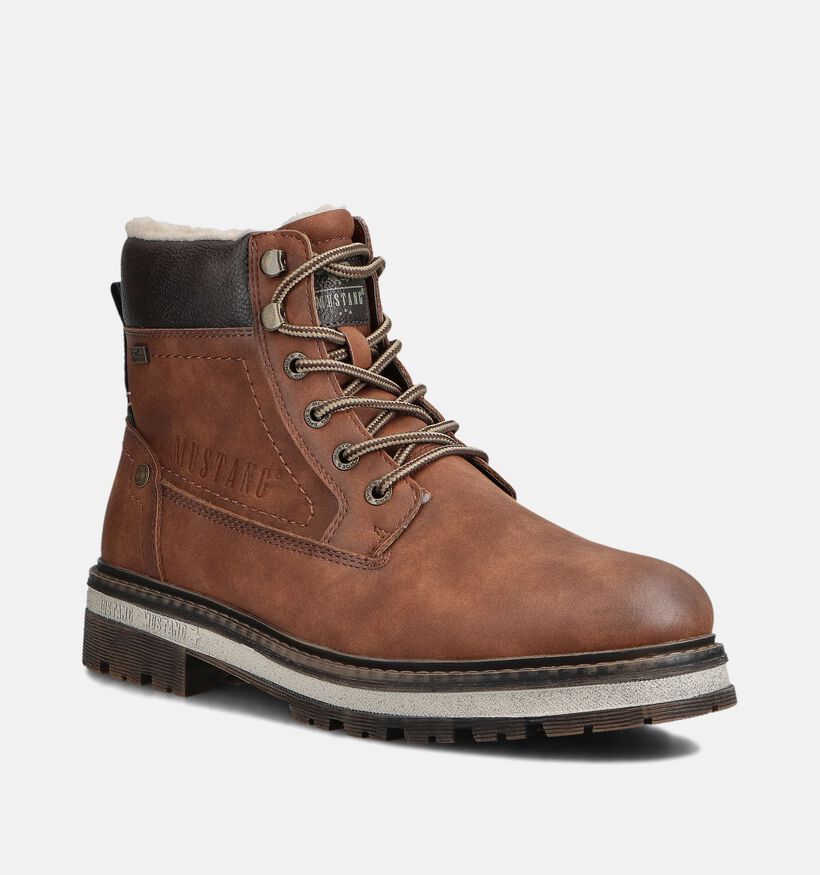 Mustang Cognac Veterboots voor heren (364221)
