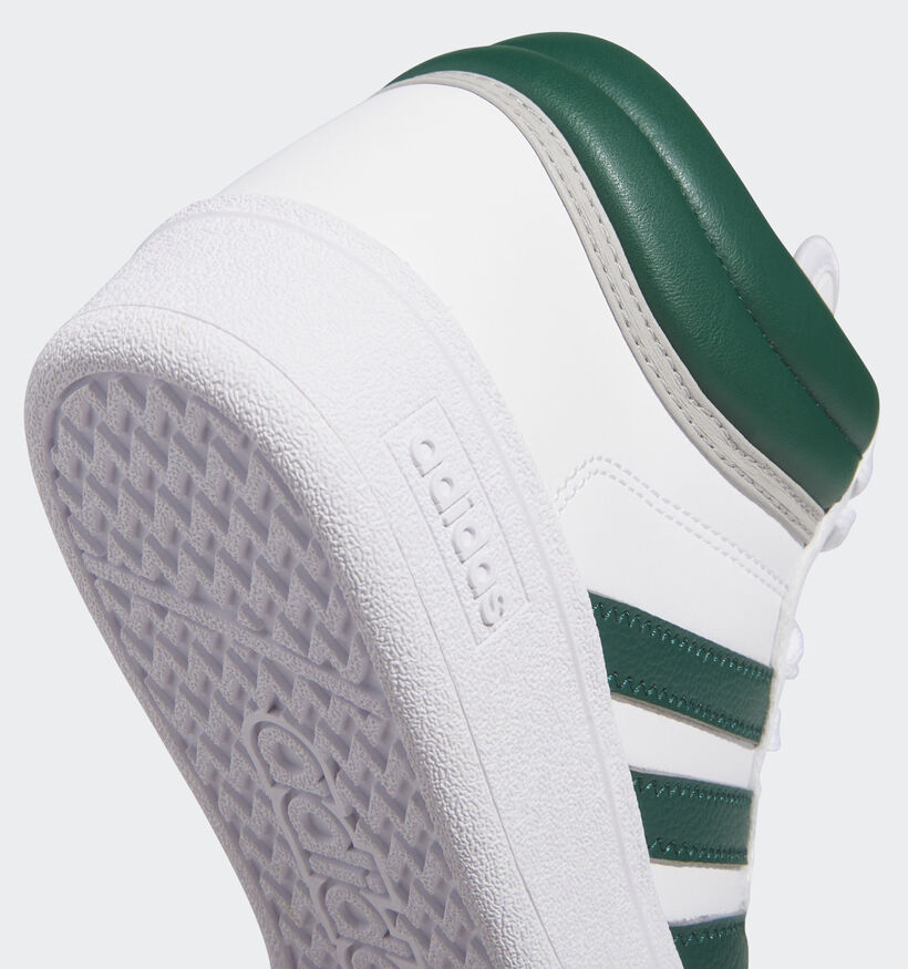 adidas Hoops Mid Witte Sneakers voor jongens, meisjes (357095) - geschikt voor steunzolen