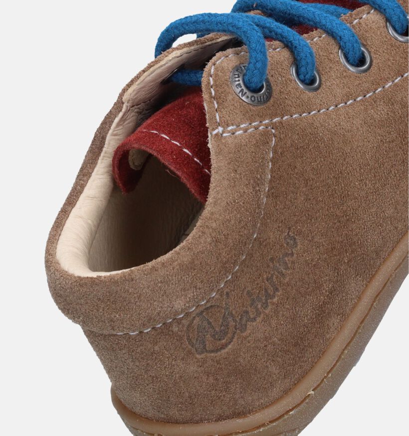 Naturino Cocoon Bruine Babyschoenen voor meisjes, jongens (347696) - geschikt voor steunzolen