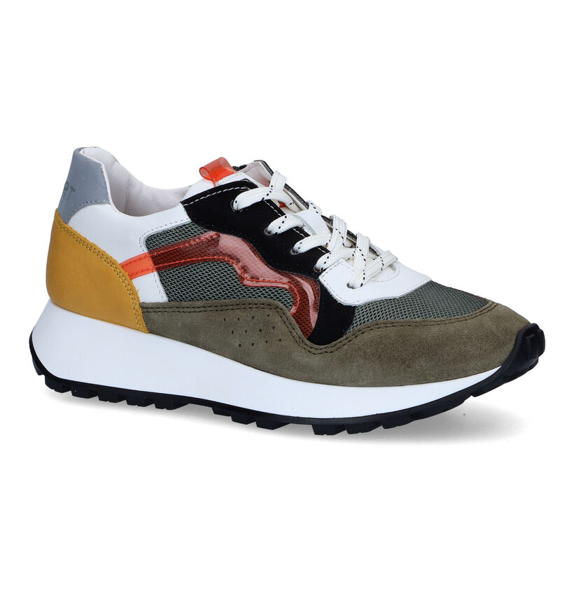 Little David Remko Kaki Sneakers voor jongens (308256) - geschikt voor steunzolen