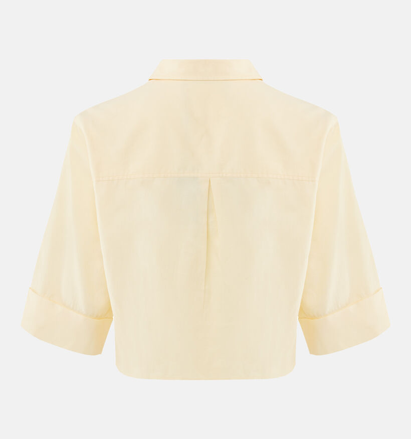 Mexx Boxy Poplin Blouse en Jaune pour femmes (368583)