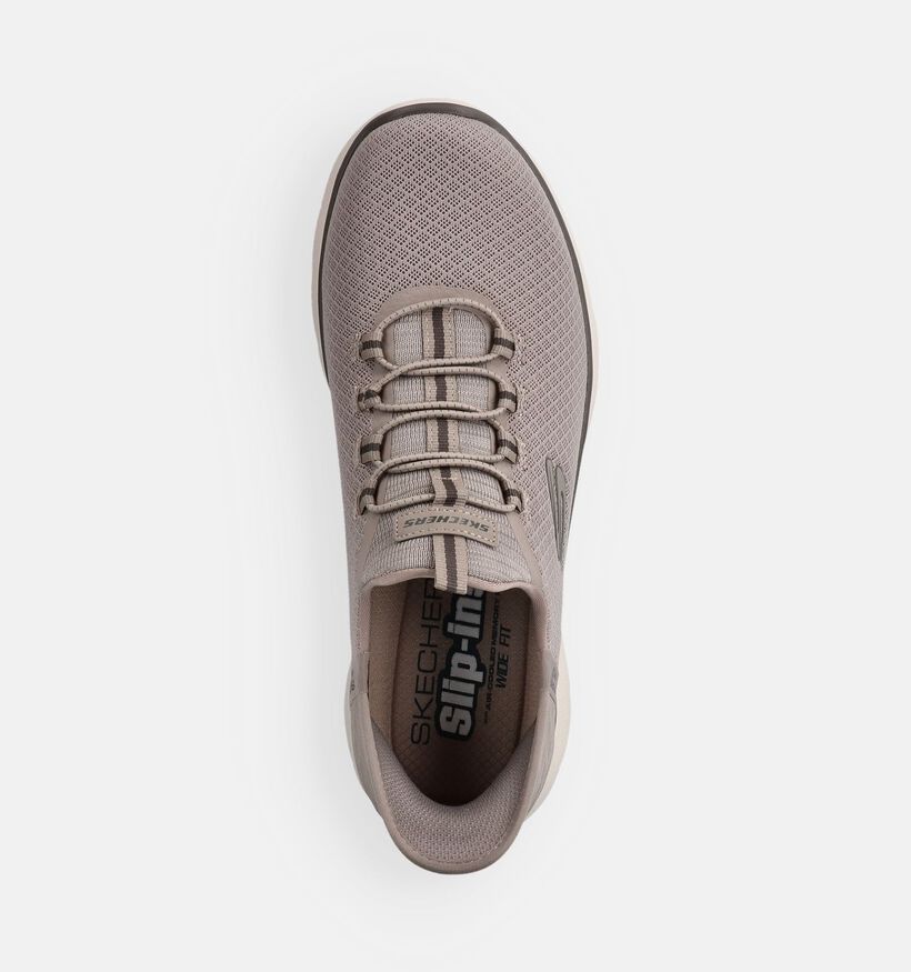 Skechers Summit High Range Slip-ons en Taupe pour hommes (375640)