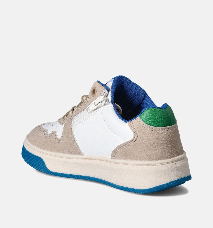 Milo & Mila Witte Veterschoenen voor jongens (354460)