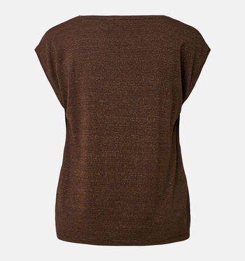 Pieces T-shirts Bruin/Blauw/Roze/Groen