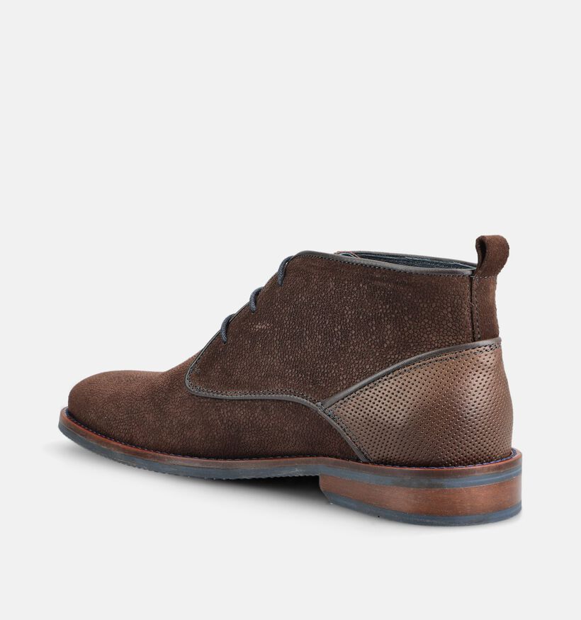 Berkelmans Dakar Chaussures classiques en Marron pour hommes (379051) - pour semelles orthop&eacute;diques