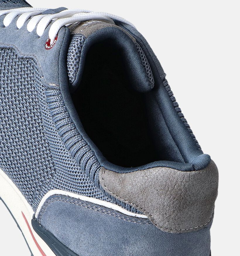 Mustang Blauwe Veterschoenen voor heren (353487)