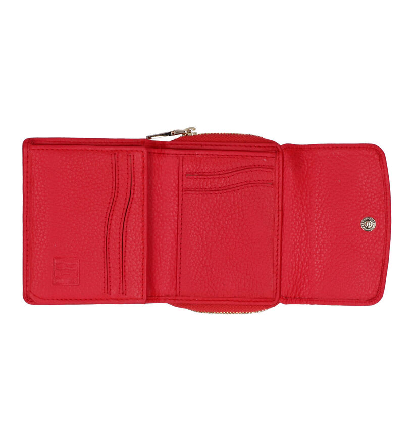 Crinkles Zwarte Overslagportemonnee voor dames (340503)