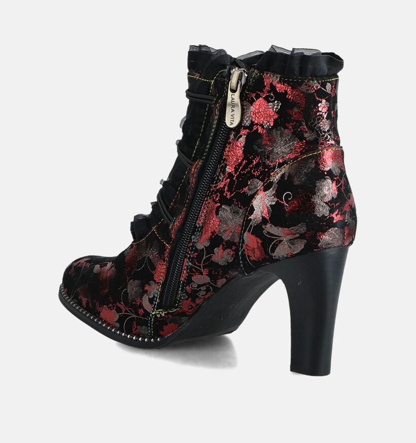 Laura Vita Alcbaneo Bottines à talons en Noir pour femmes (364969)