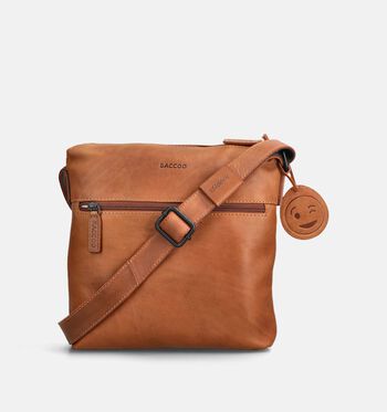 Saccoo Crossbody tassen Cognac/Bruin