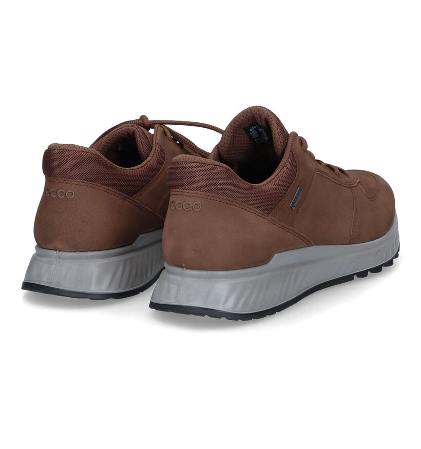 ECCO Exostride Bruine Veterschoenen in gore-tex (314629)