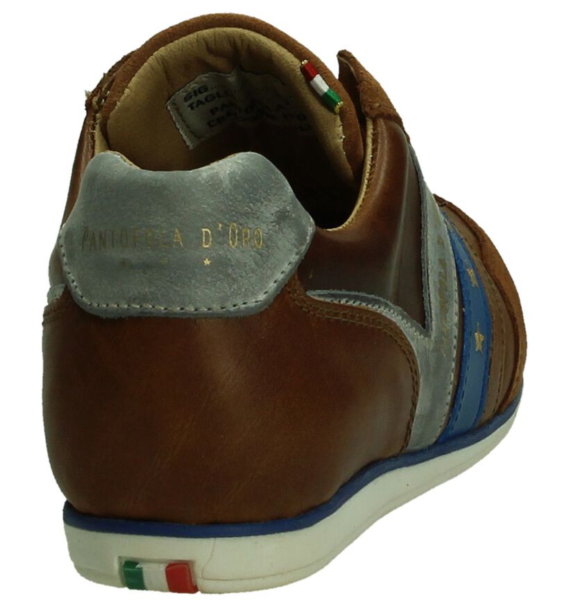 Cognac Veterschoenen Pantofola d'Oro, , pdp