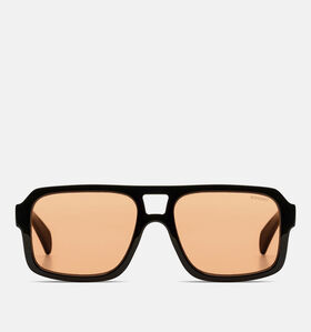 Komono Falcon Black Sunset Zwarte Zonnebril voor dames (370005)
