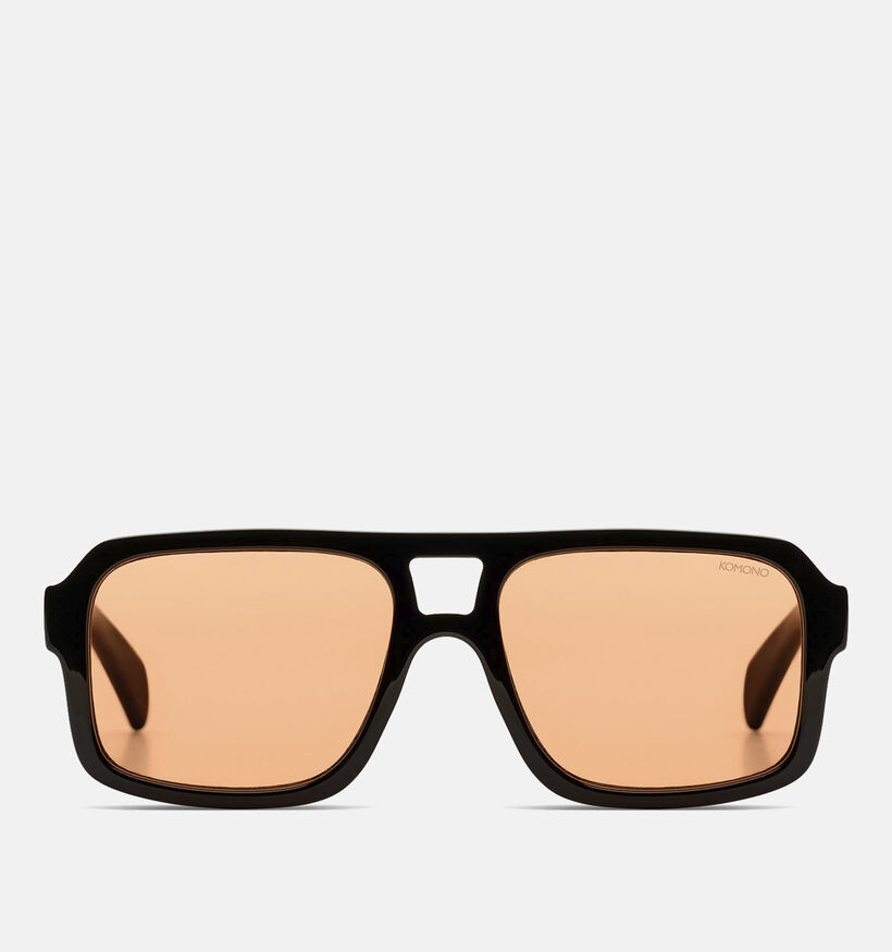 Komono Falcon Black Sunset Zwarte Zonnebril voor dames (370005)
